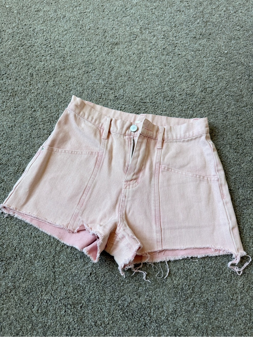 Baby pink shorts